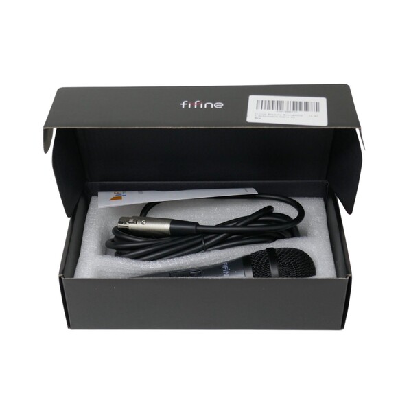 Fifine Technology K6 Black Handheld Karaoke Dynamic Vocal Microphone - Picture 2 of 14